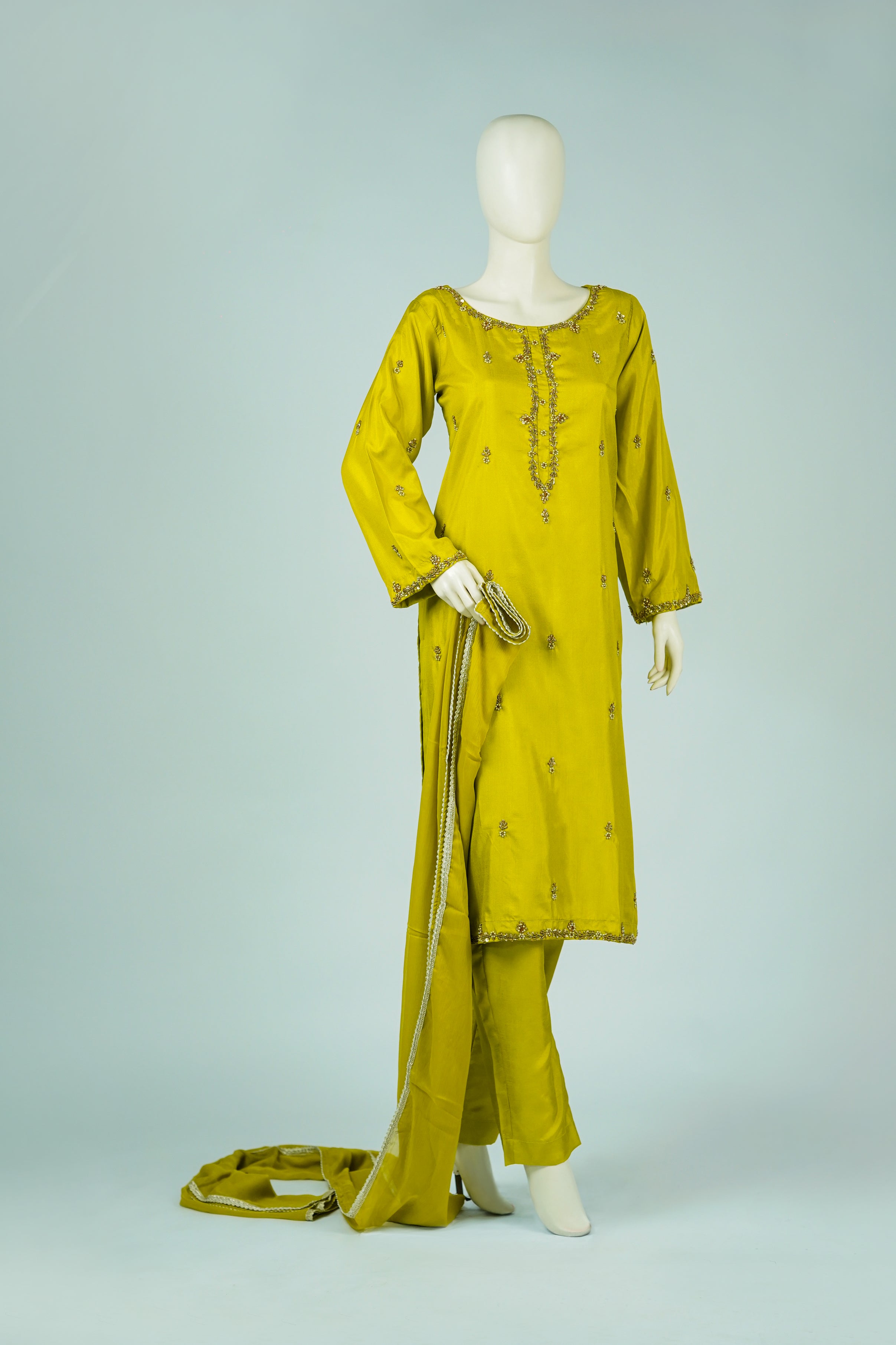 Safroon Handcrafted 3-Piece Russian Silk Suit
