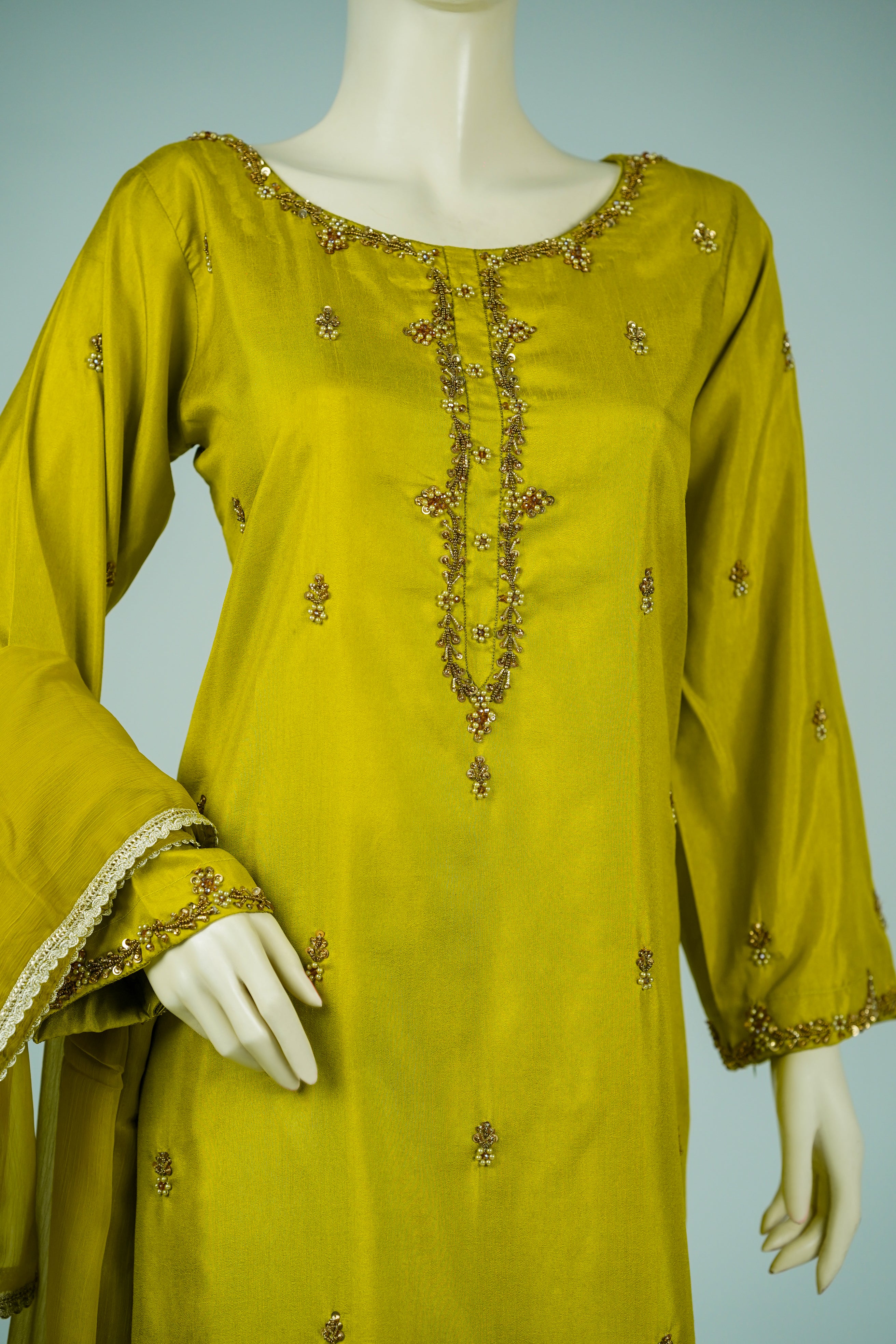 Safroon Handcrafted 3-Piece Russian Silk Suit