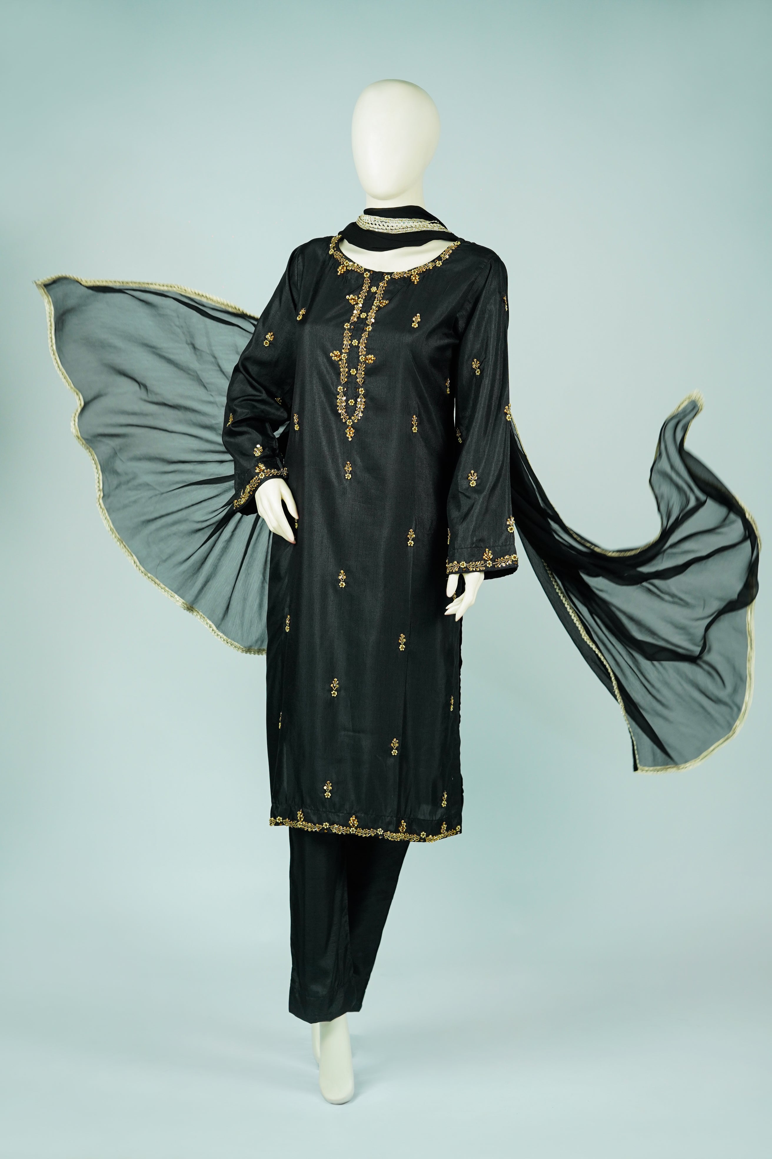 Safroon Handcrafted 3-Piece Russian Silk Suit
