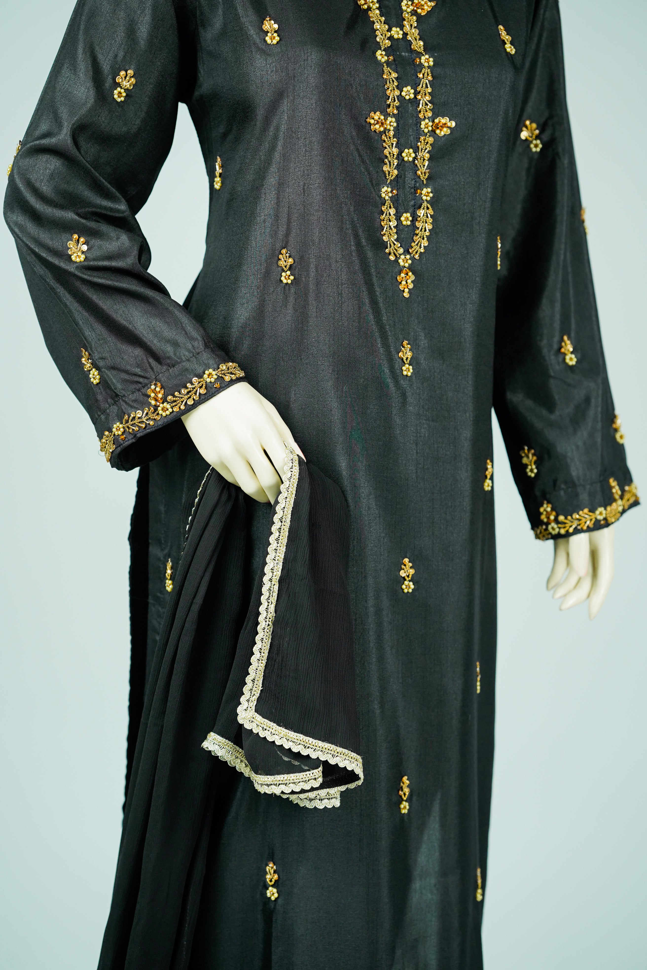 Safroon Handcrafted 3-Piece Russian Silk Suit