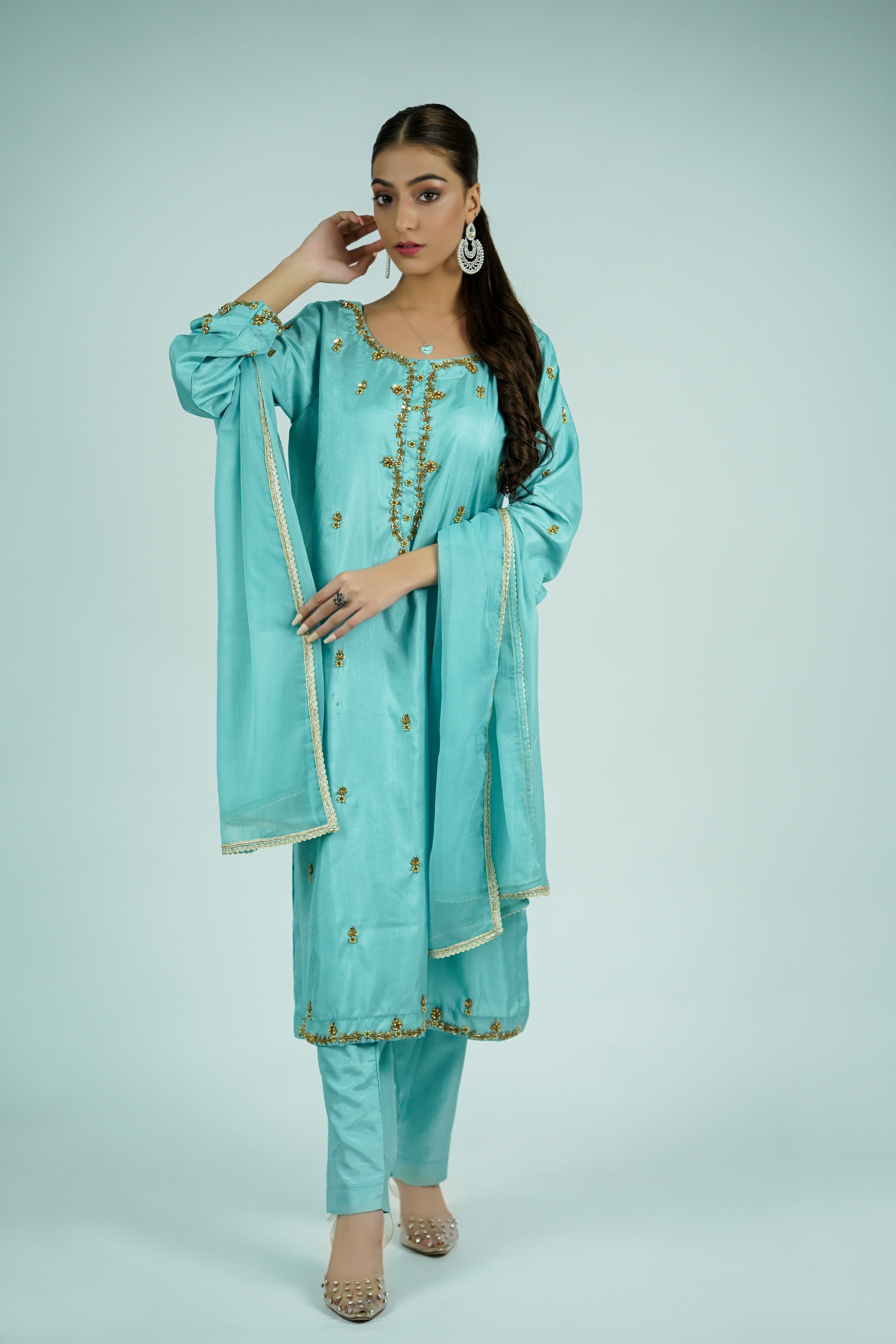 Safroon Handcrafted 3-Piece Russian Silk Suit