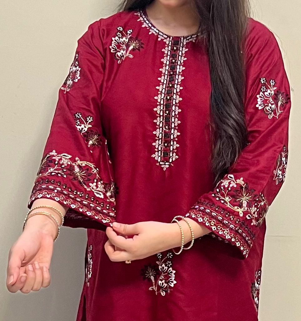 Afrozey 2-Piece Embroidered Piece Set