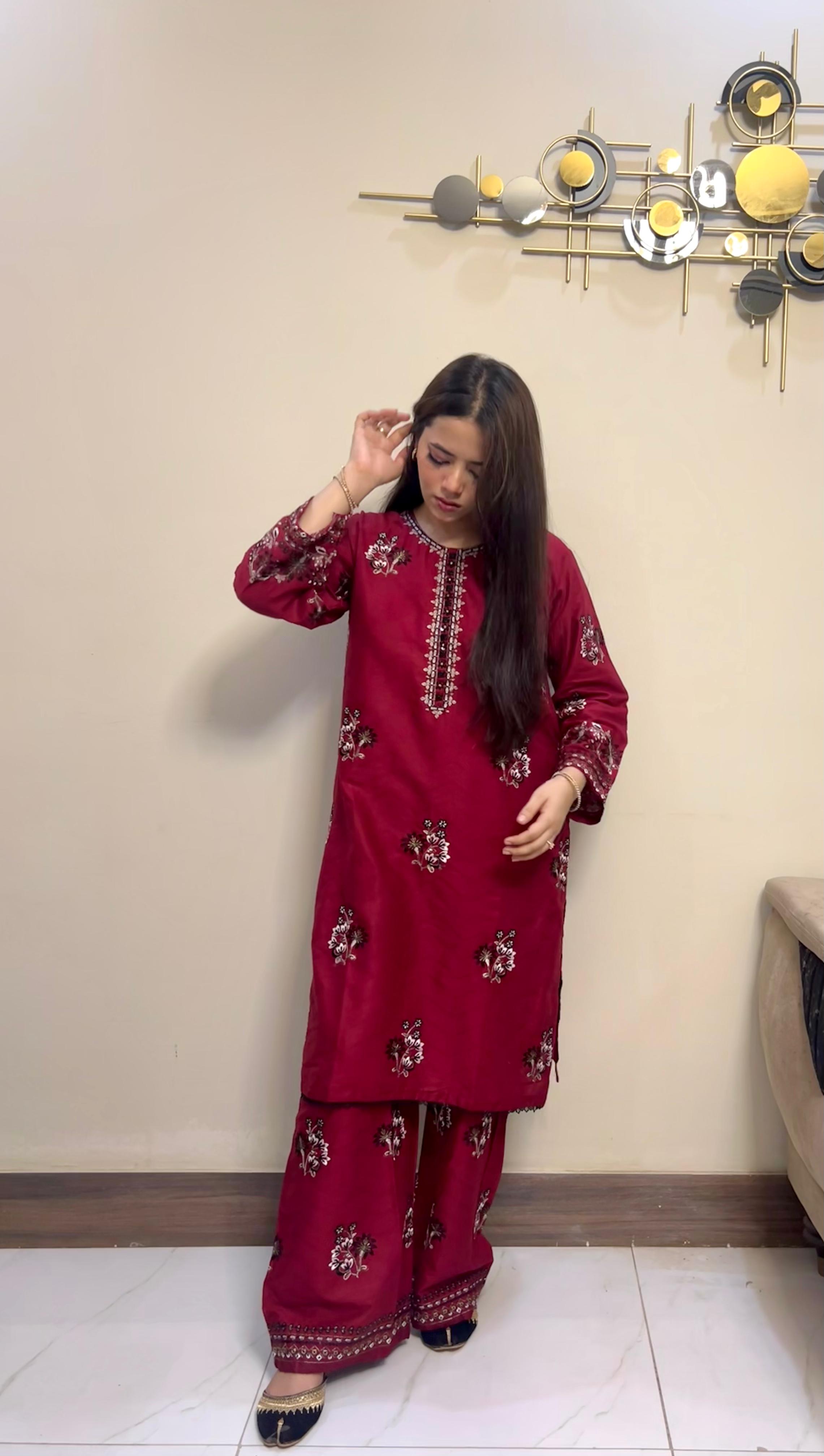 Afrozey 2-Piece Embroidered Piece Set