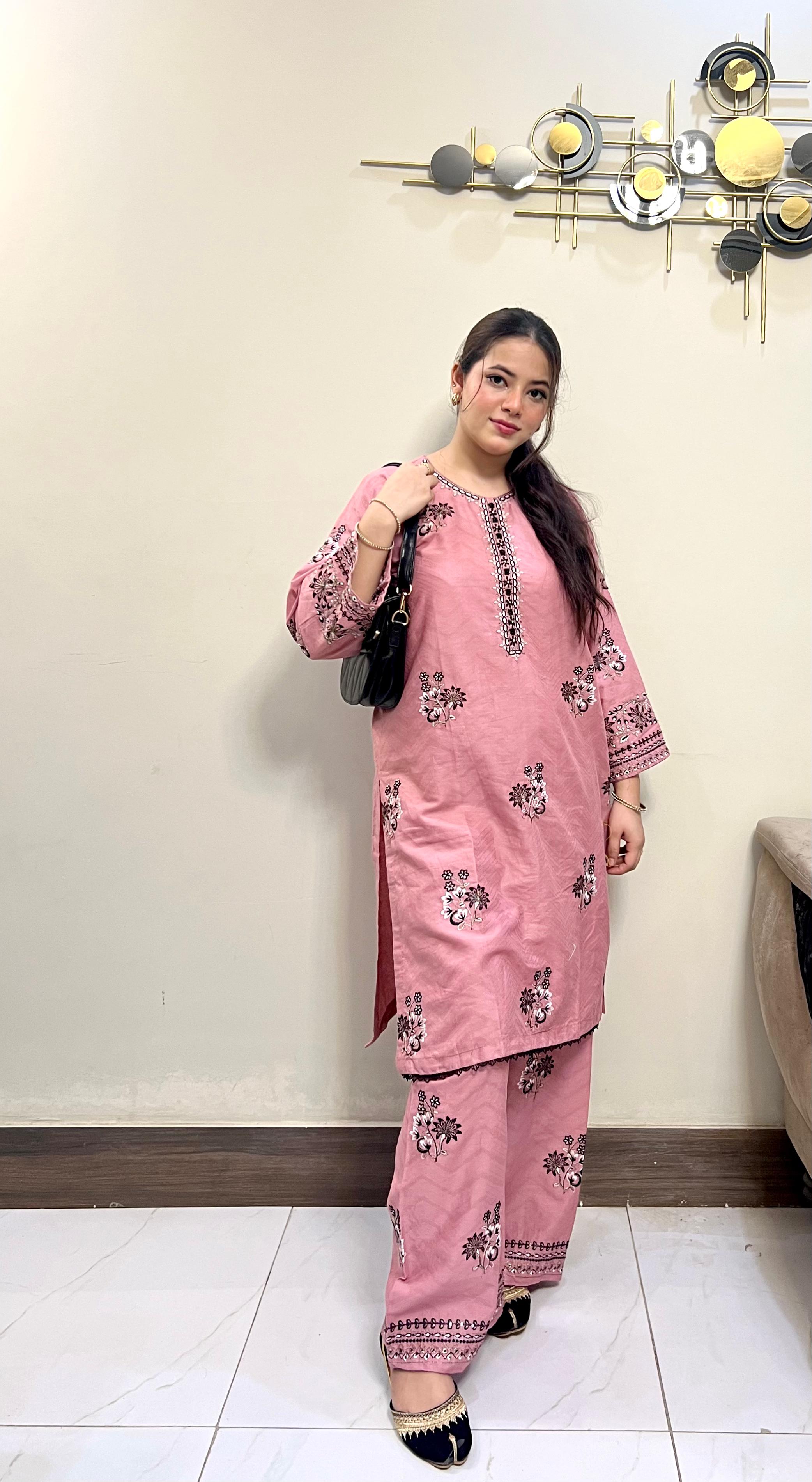 Afrozey 2-Piece Embroidered Piece Set