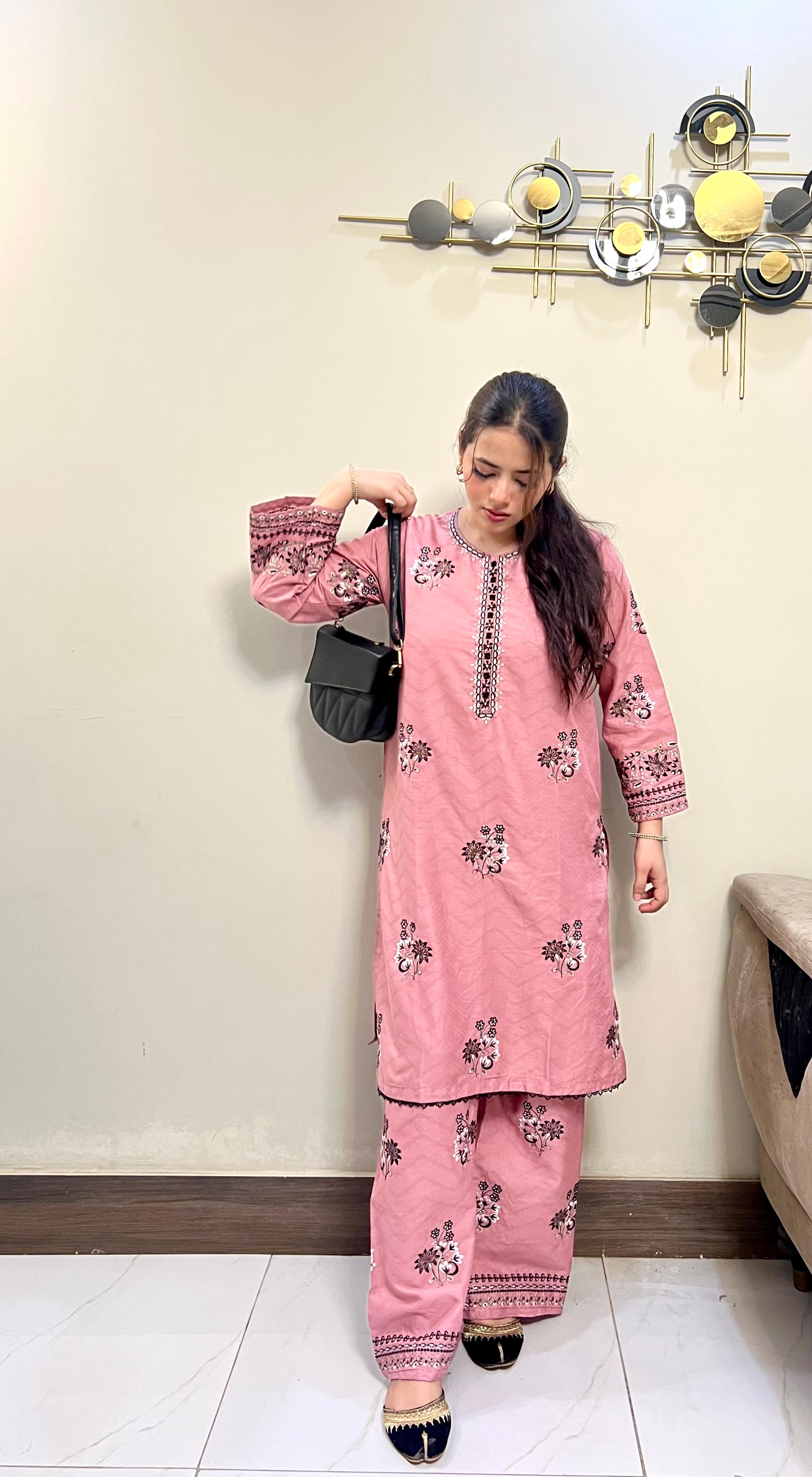 Afrozey 2-Piece Embroidered Piece Set